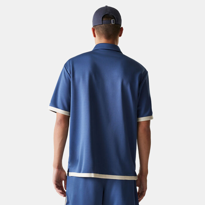 New Era Men's NBA Los Angeles Lakers Snap-Button Shirt Blue New Era Men's NBA Los Angeles Lakers Snap-Button Shirt Blue image number 1