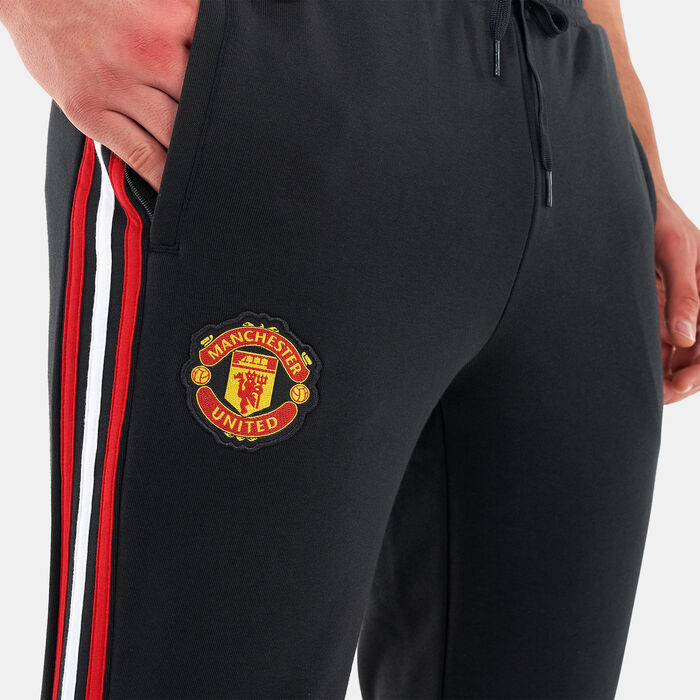 adidas Men's Manchester United DNA 3-Stripes Pants Black adidas Men's Manchester United DNA 3-Stripes Pants Black image number 3