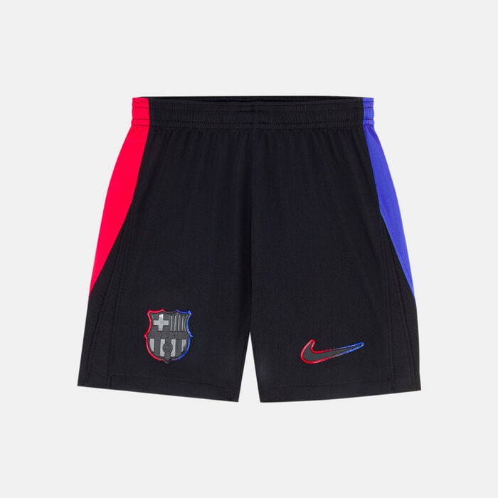 Nike Kids' FC Barcelona 24/25 Away Replica Football Shorts (Older Kids) Black Nike Kids' FC Barcelona 24/25 Away Replica Football Shorts (Older Kids) Black image number 0