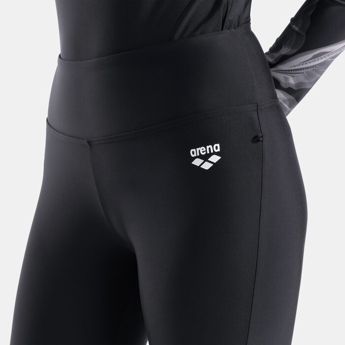 Arena Women's Modesty Swimming Leggings Black Arena Women's Modesty Swimming Leggings Black image number 3