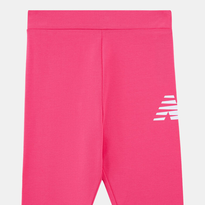 New Balance Kids' Graphic Leggings Pink image number 2