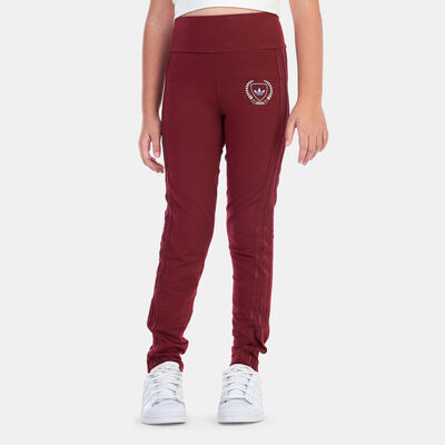 adidas Originals Kids' Collegiate Graphic Pack High Waist Leggings (Older Kids) Red