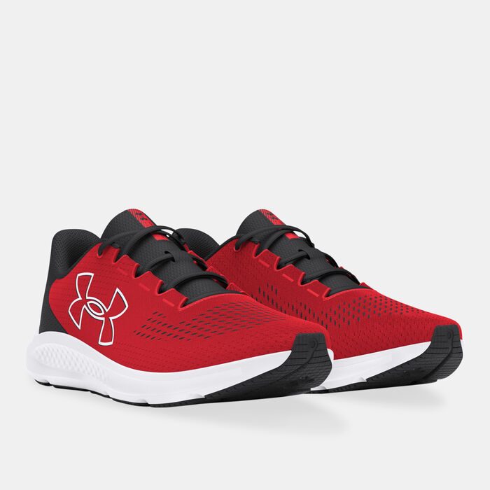 Under Armour Women's Charged Pursuit 3 Big Logo Running Shoes Red image number 1