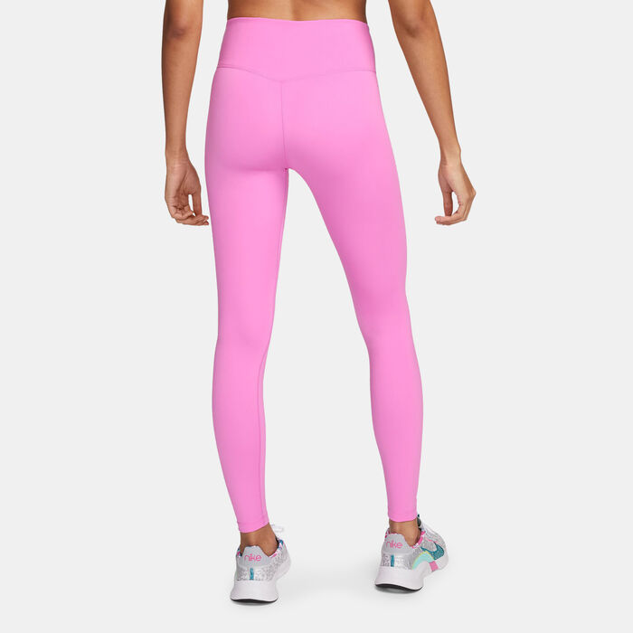 Nike Women's One Dri-FIT Training Leggings Pink image number 1