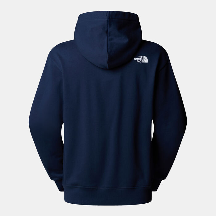 The North Face Men's Mountain Logo Hoodie Blue The North Face Men's Mountain Logo Hoodie Blue image number 1