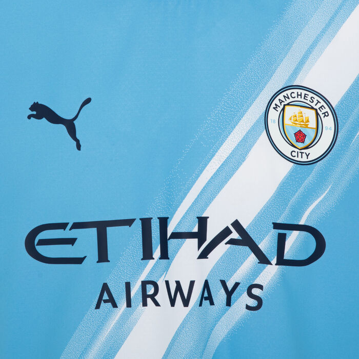 PUMA Men's Manchester City 25/26 Home Authentic Football Jersey Blue image number 5