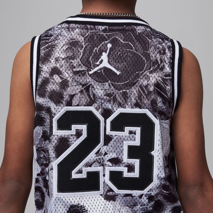 Jordan Kids' 23 Printed Jersey Grey Jordan Kids' 23 Printed Jersey Grey image number 3