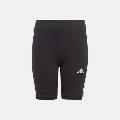 adidas Kids' Essentials 3-Stripes Bike Shorts Black adidas Kids' Essentials 3-Stripes Bike Shorts Black