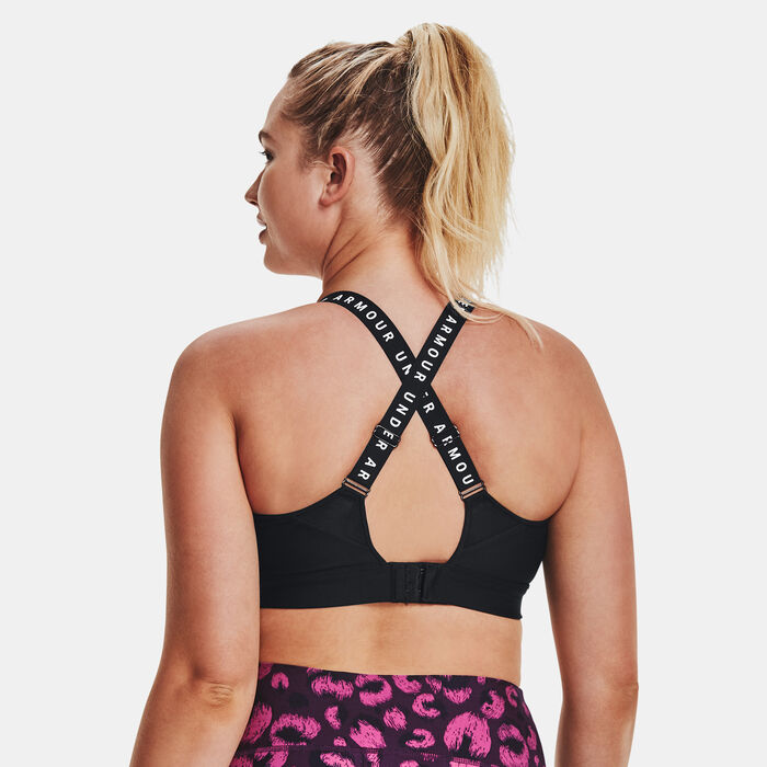 Under Armour Women's Infinity High-Support Training Sports Bra Black image number 1