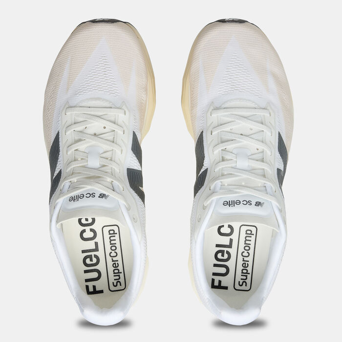 New Balance Men's FuelCell SuperComp Elite v5 Running Shoes Beige image number 4