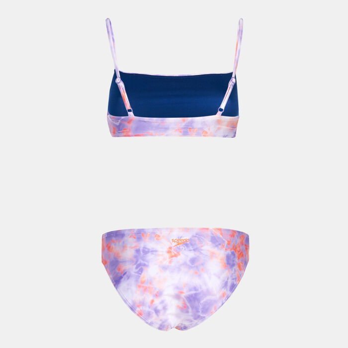 Speedo Women's Thinstrap 2-PIece Bikini Set Purple image number 1