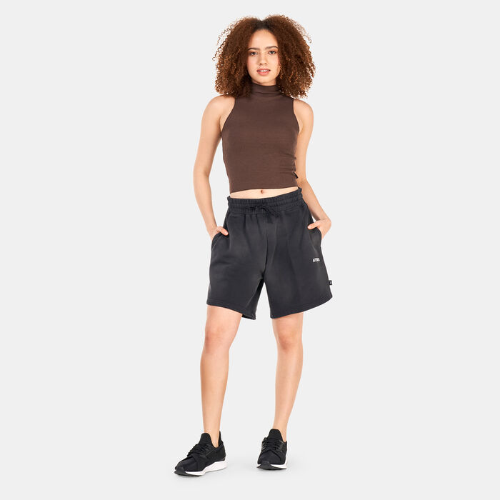 AFFENDS Women's Ribbed High Neck Tank Top Brown AFFENDS Women's Ribbed High Neck Tank Top Brown image number 2