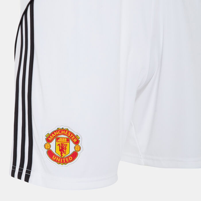 adidas Men's Manchester United 25/26 Home Replica Football Shorts White adidas Men's Manchester United 25/26 Home Replica Football Shorts White image number 5