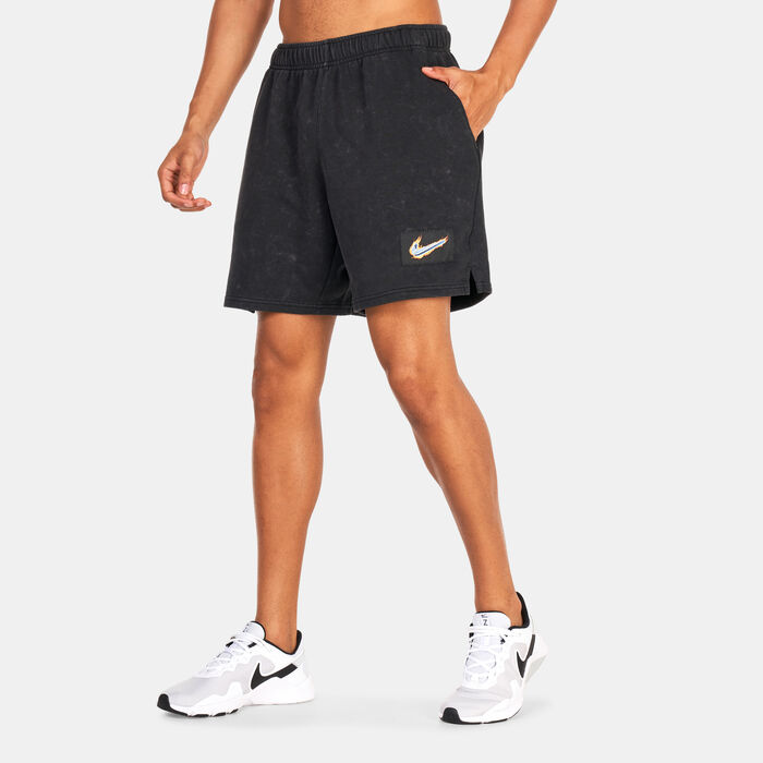 Nike Men's Dri-FIT Fleece Fitness Shorts Black image number 0