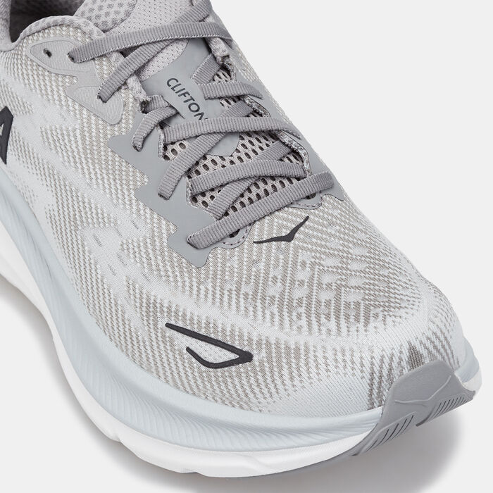 HOKA Men's Clifton 9 Running Shoe Grey HOKA Men's Clifton 9 Running Shoe Grey image number 5