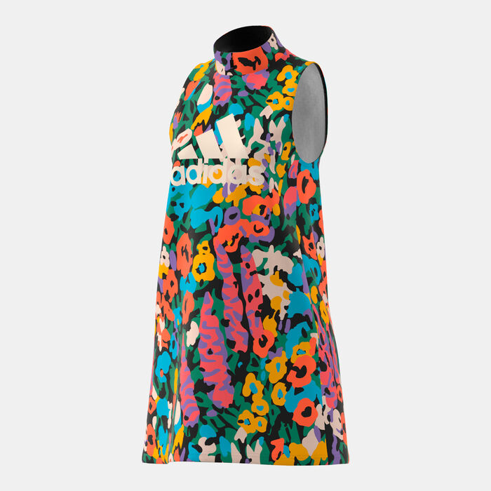 adidas Women's Graphic Dress Orange image number 0