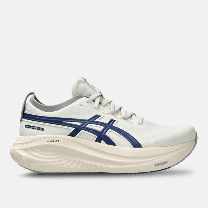 ASICS Men's GEL-NIMBUS 27 Running Shoes White ASICS Men's GEL-NIMBUS 27 Running Shoes White image number 0