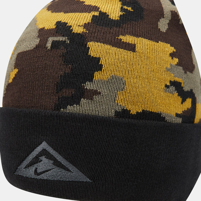 Nike Men’s Dri-FIT Trail Camo Beanie Green image number 2