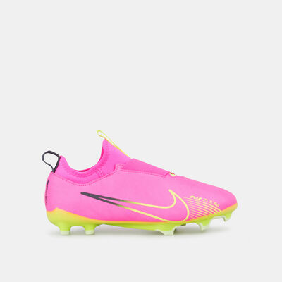 Nike Kids' Zoom Mercurial Vapor 15 Academy Multi-Ground Football Shoe (Older Kids) Pink