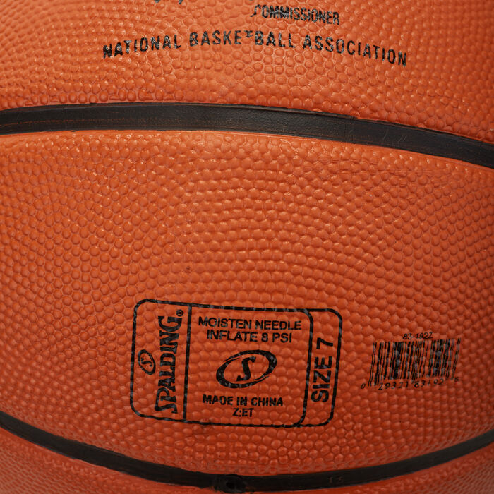 Spalding Logoman Soft Grip Outdoor Basketball Orange Spalding Logoman Soft Grip Outdoor Basketball Orange image number 2
