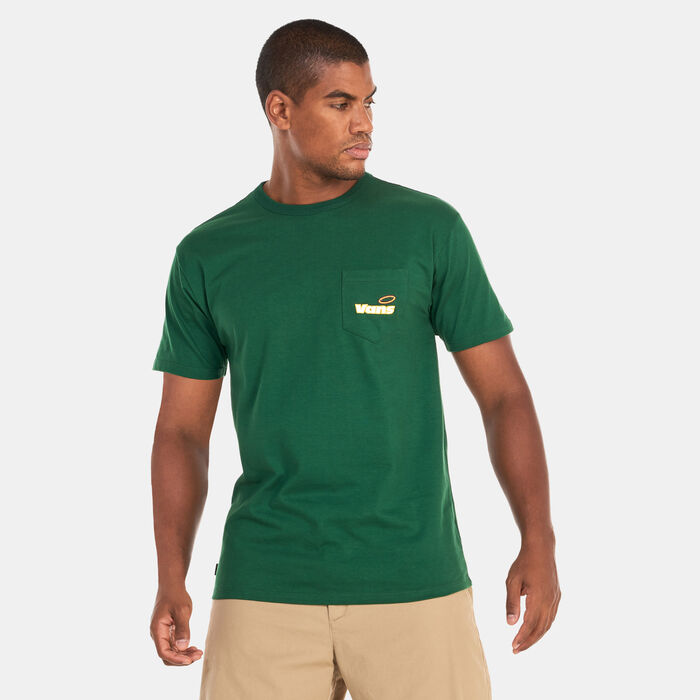 Vans Men's Off The Wall Graphic Pocket T-Shirt Green image number 0