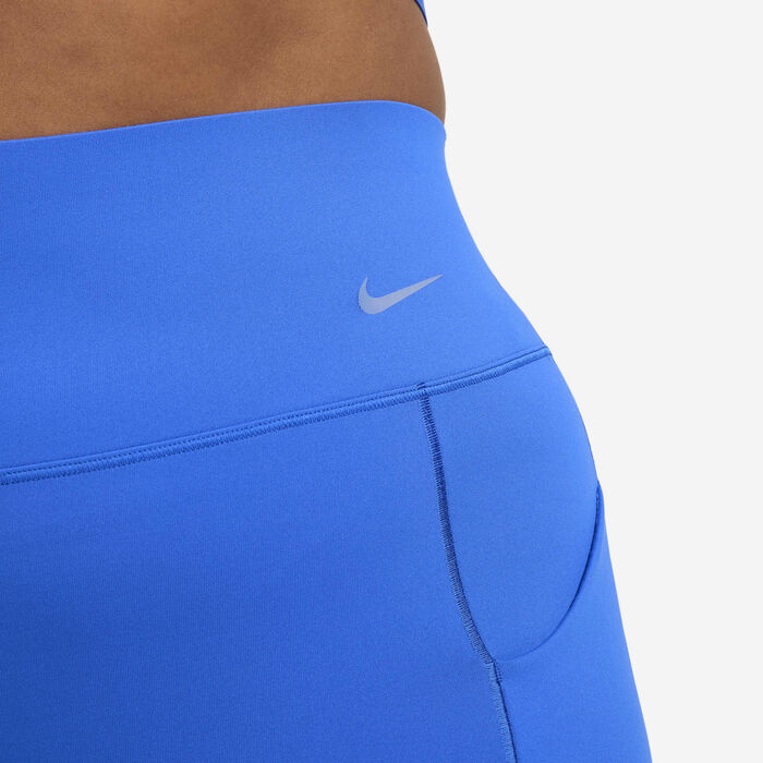 Nike Women's Dri-FIT Universa Training Leggings Blue Nike Women's Dri-FIT Universa Training Leggings Blue image number 4