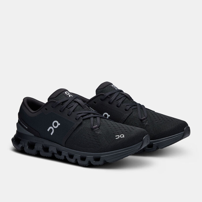 On Women's Cloud X 4 Training Shoes Black On Women's Cloud X 4 Training Shoes Black image number 1