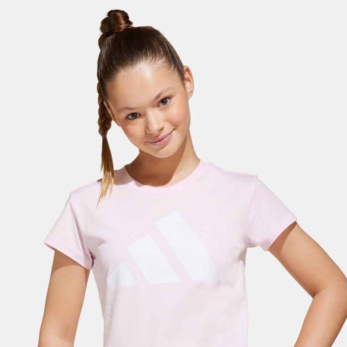 adidas Kids' Essentials T-Shirt Pink adidas Kids' Essentials T-Shirt Pink image number 3