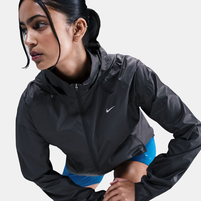 Nike Women's Tempo Repel Running Jacket Black Nike Women's Tempo Repel Running Jacket Black image number 4