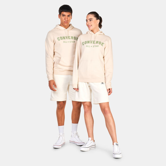 Converse All Star Printed Graphic Pullover Hoodie Beige image number 2