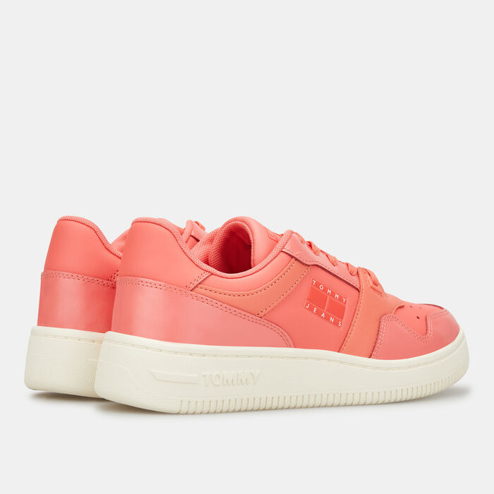 Tommy Hilfiger Women's Retro Basketball Glossy Shoe Pink Tommy Hilfiger Women's Retro Basketball Glossy Shoe Pink image number 2