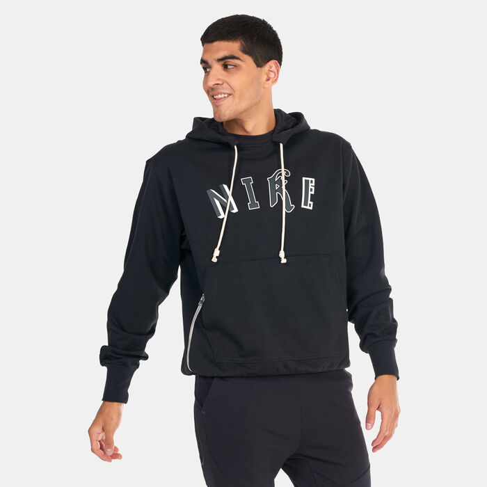 Nike Men's Dri-FIT Standard Issue Pullover Hoodie Black Nike Men's Dri-FIT Standard Issue Pullover Hoodie Black image number 0