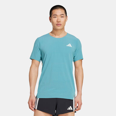 adidas Men's Adizero Running T-Shirt Blue adidas Men's Adizero Running T-Shirt Blue