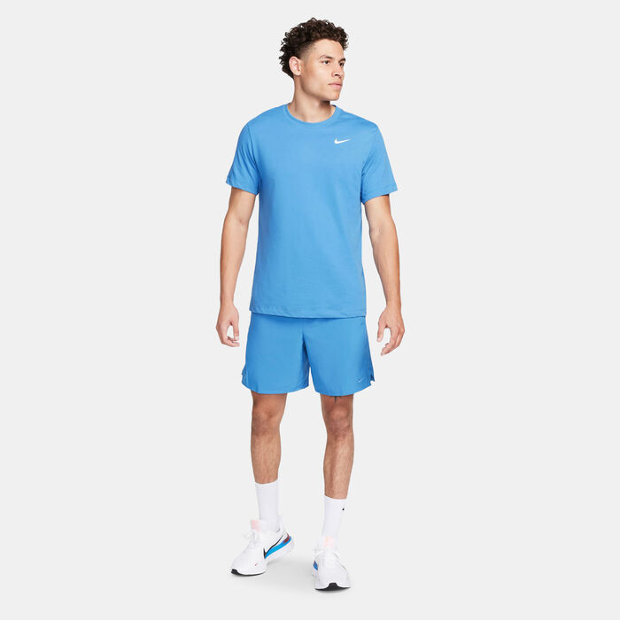 Nike Men's Dri-FIT Training T-Shirt Blue Nike Men's Dri-FIT Training T-Shirt Blue image number 2