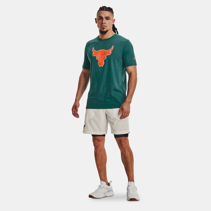 Under Armour Men's Project Rock Brahma Bull T-Shirt Green Under Armour Men's Project Rock Brahma Bull T-Shirt Green image number 2