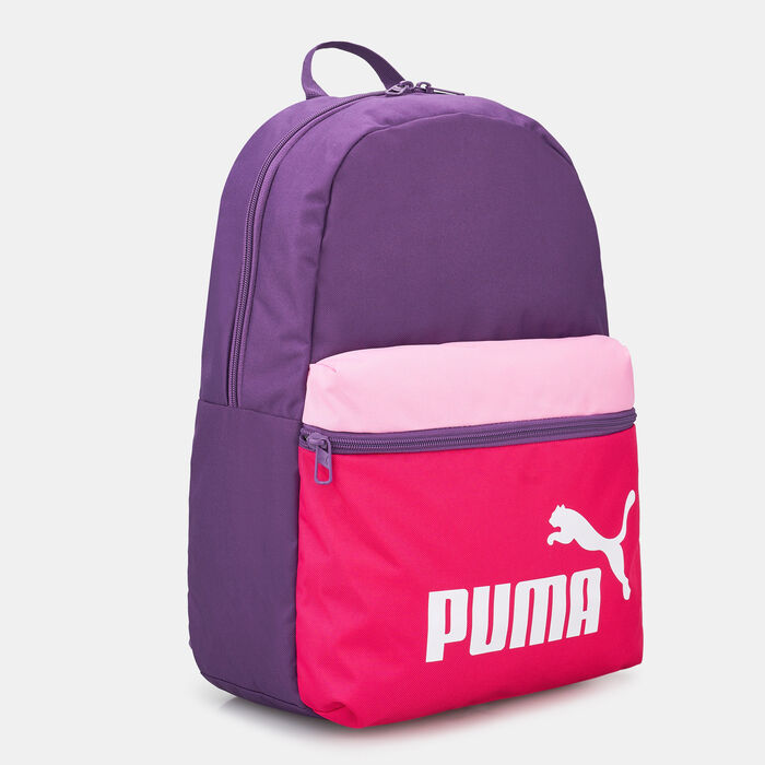 PUMA Phase Colorblock Backpack Blue PUMA Phase Colorblock Backpack Blue image number 2
