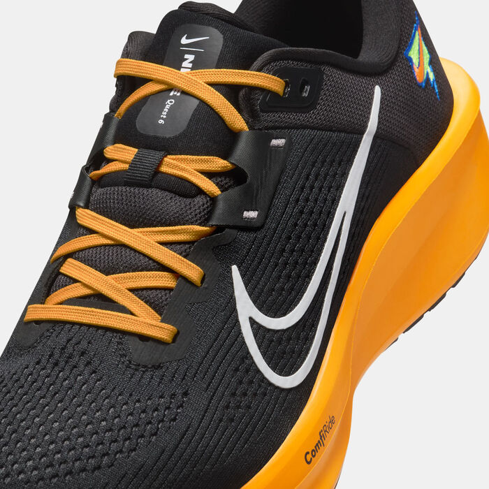 Nike Men's Quest 6 Road Running Shoes Black image number 9