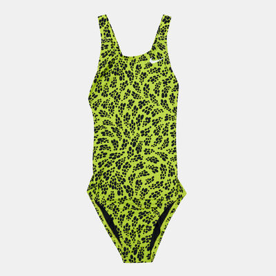Nike Swim Kids' Fastback One Piece Swimsuit Green