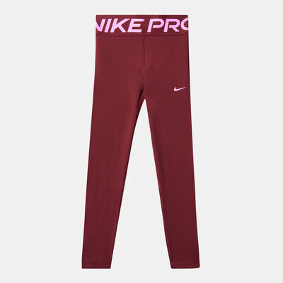 Nike Girls' Pro Dri-FIT Leggings Maroon