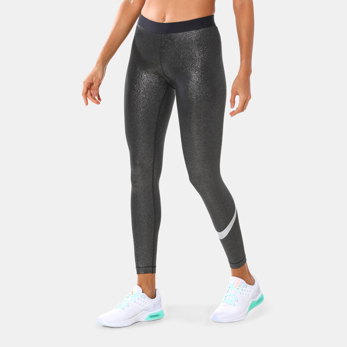 Buy Nike Women's Pro Cool Sparkle Leggings Black in KSA -SSS