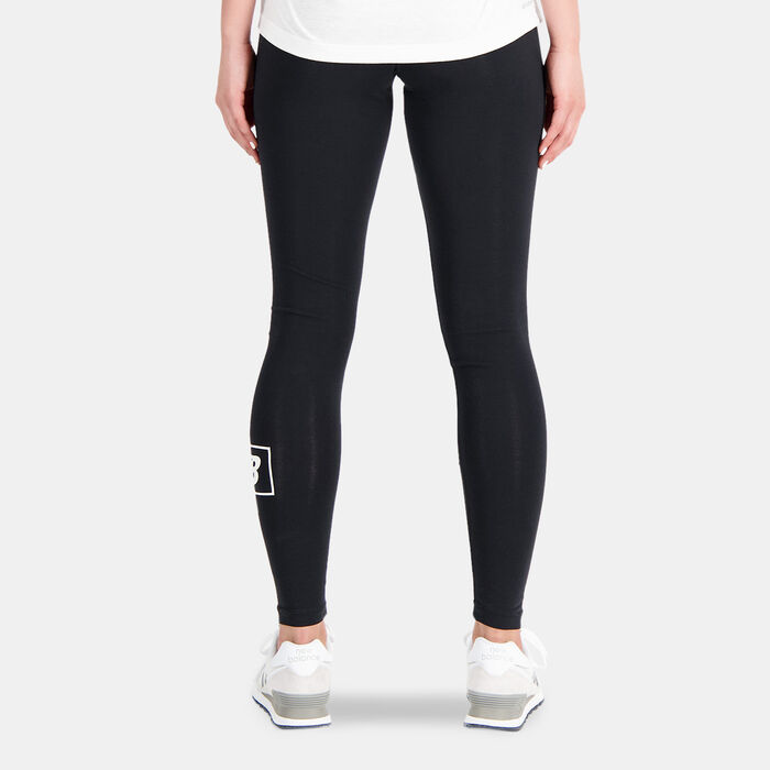 New Balance Women's Essentials Leggings Black image number 1