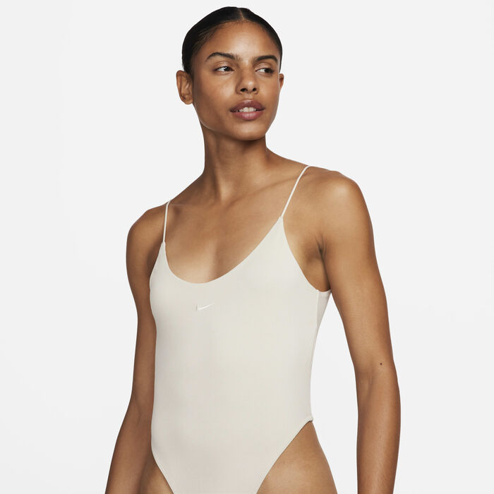 Nike Women's Sportswear Chill Cami Bodysuit Ivory image number 0