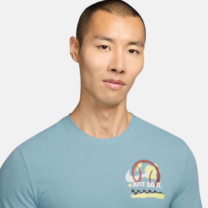 Nike Men's Court Dri-FIT Tennis T-Shirt Blue image number 2