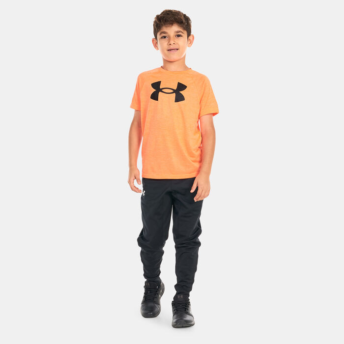 Under Armour Kids' UA Tech™ Twist T-Shirt Orange Under Armour Kids' UA Tech™ Twist T-Shirt Orange image number 2