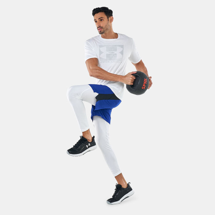 Under Armour Men's HeatGear® Armour Tights White image number 2