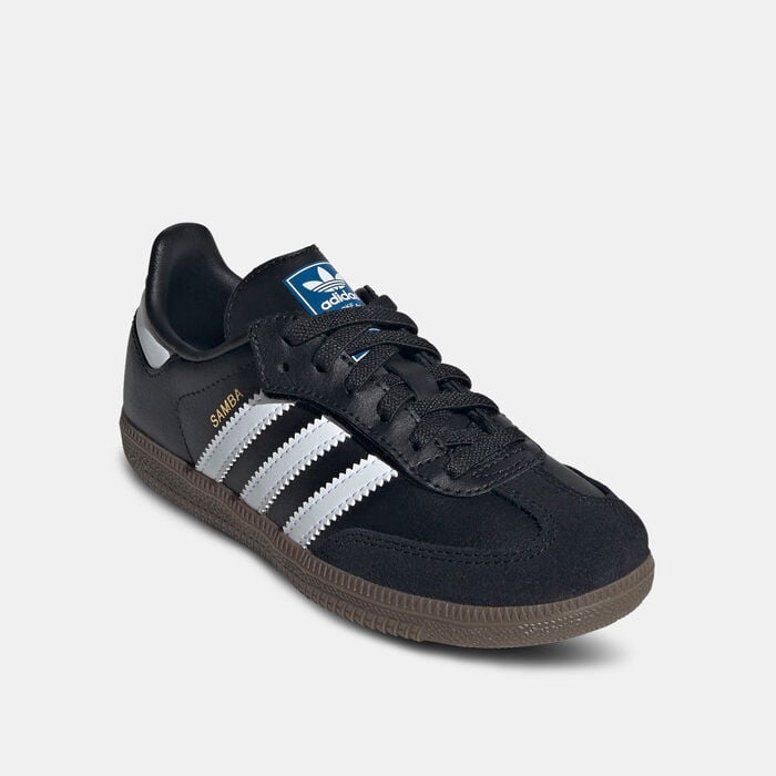 adidas Originals Kids' Samba OG Comfort Closure Shoes Black adidas Originals Kids' Samba OG Comfort Closure Shoes Black image number 1