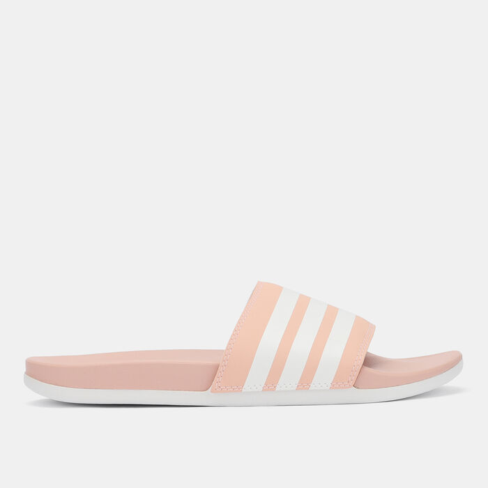 adidas Women's Adilette Comfort Slides Black adidas Women's Adilette Comfort Slides Black image number 1