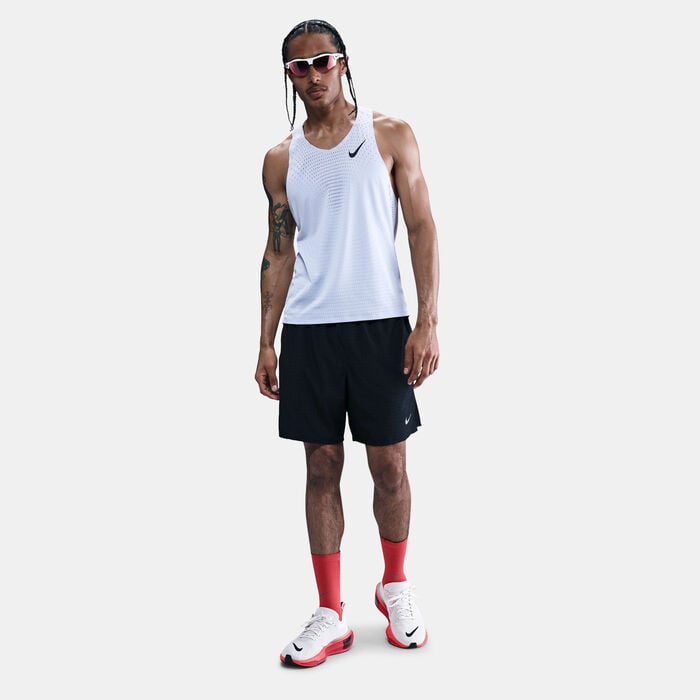 Nike Men's AeroSwift Dri-FIT ADV Running Vest Grey Nike Men's AeroSwift Dri-FIT ADV Running Vest Grey image number 2