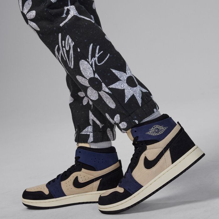 Jordan Kids' Floral Flight Pants Black image number 3