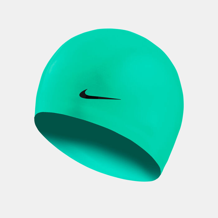 Nike Swim Swim Kids' Solid Silicone Cap (Older Kids) Green Nike Swim Swim Kids' Solid Silicone Cap (Older Kids) Green image number 0